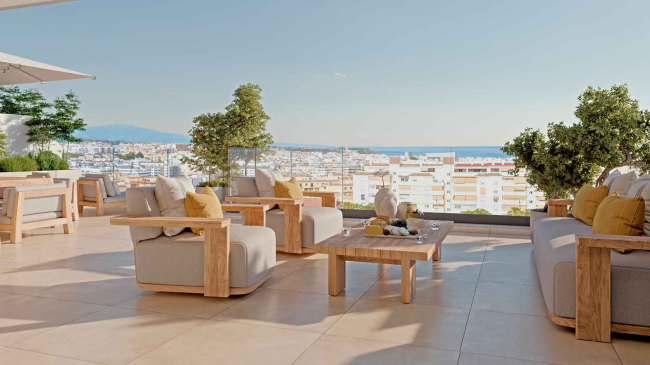 Promotion d'appartements et de penthouses à Estepona, très proche du centre, à vendre