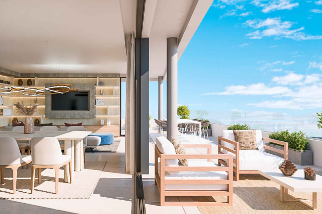 Appartement à Los Monteros avec vue sur la mer à vendre