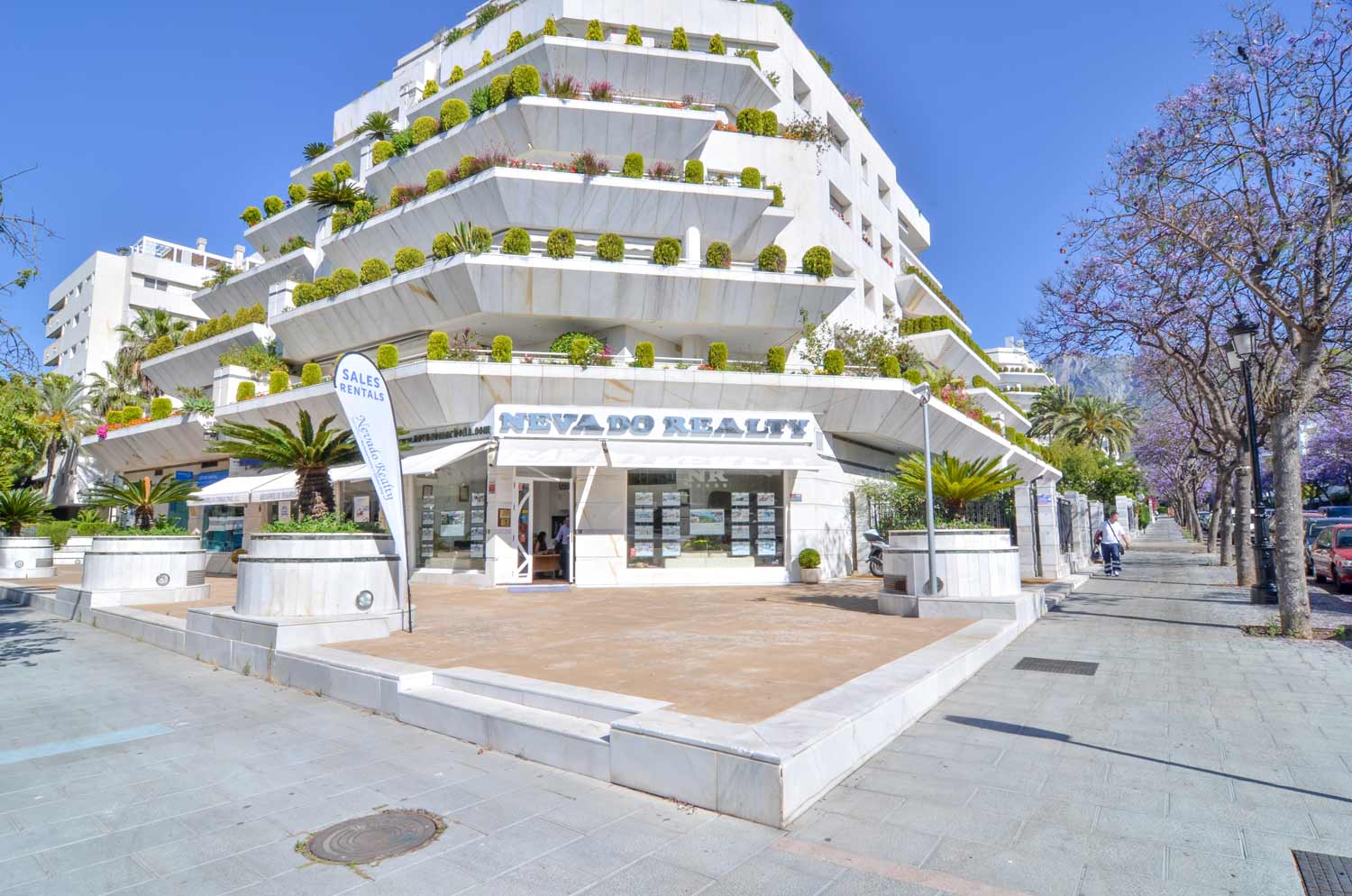 Office of Nevado Realty, real estate agency in Marbella city centre