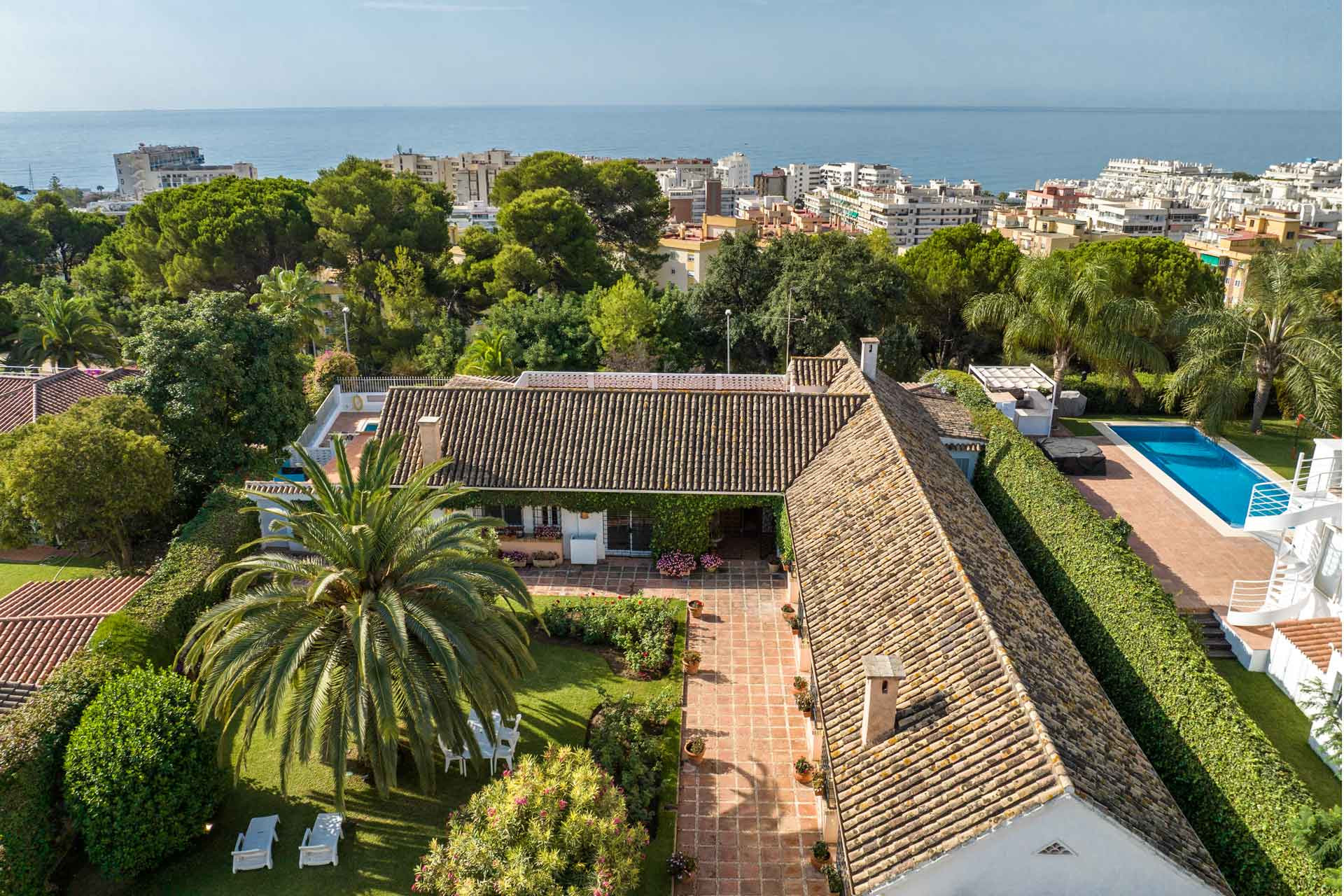 Vues des villas à vendre à Marbella centre