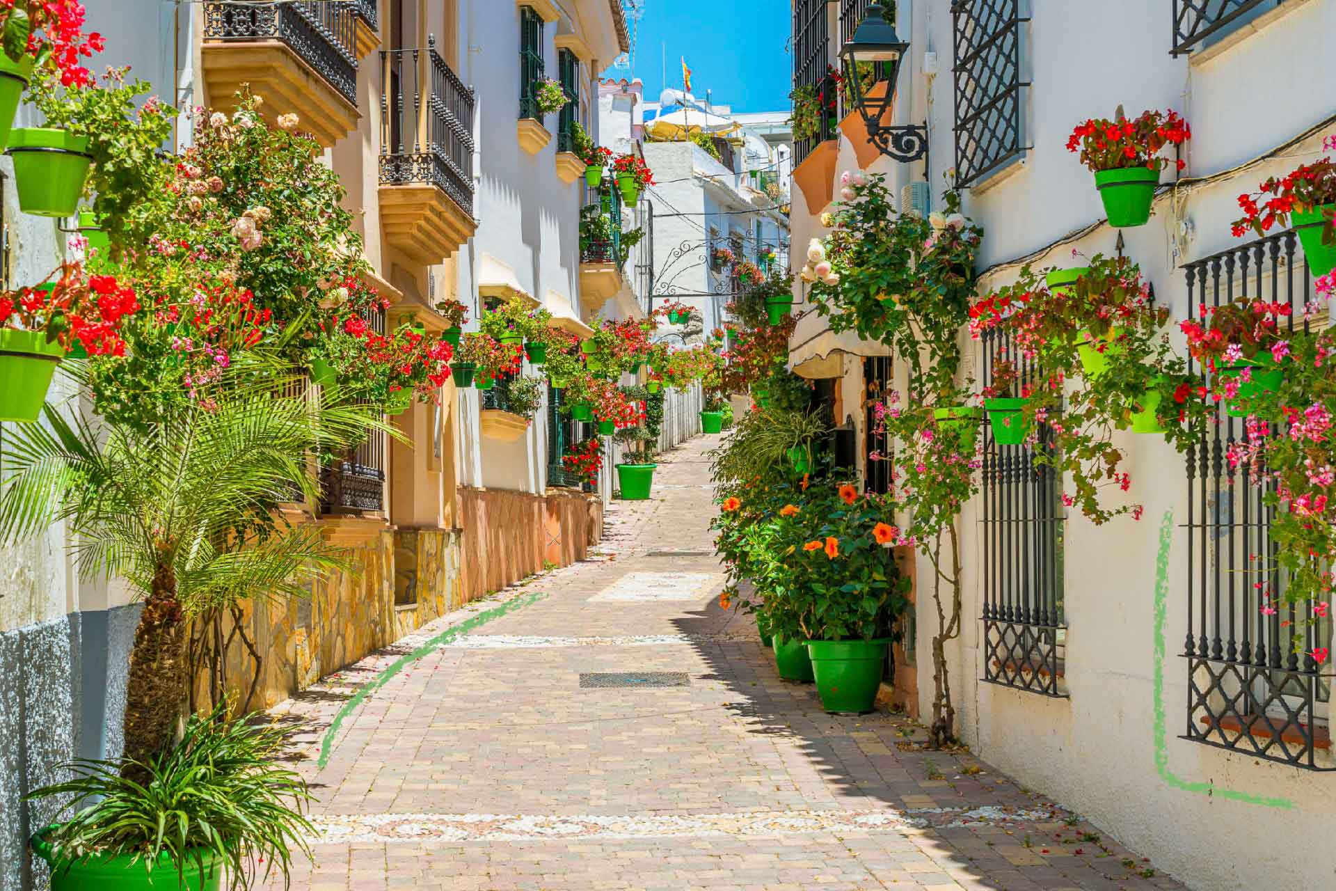 Calles del casco antiguo de Estepona