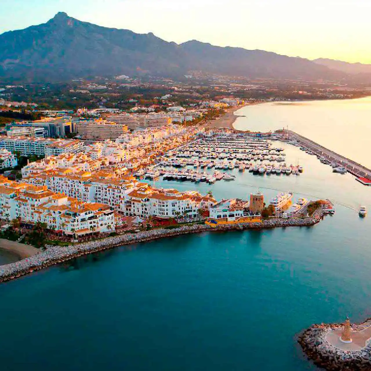 Panoramic view of Puerto Banús