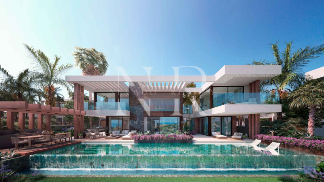 Villa nouvellement construite à Nueva Andalucia dans une communauté fermée à vendre