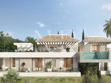 Off plan villa in Santa María Golf urbanization with panoramic sea views for sale