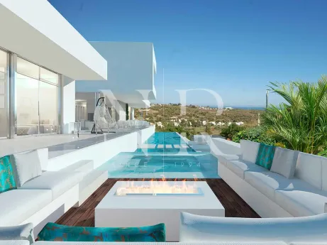 Proyecto de villa en Urbanización Los Flamingos Golf con vistas al mar en venta