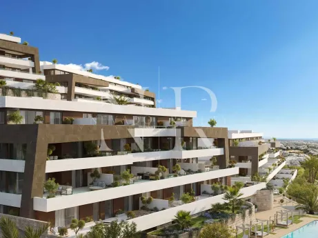 Balcon del Mediterraneo, Newly built flat in Estepona with sea views for sale