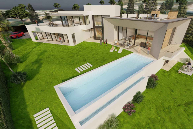 Double plot in Nueva Andalucía with project and licence for sale