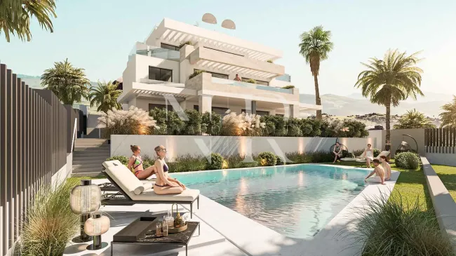 Equilibrio, Development of flats and penthouses in Estepona West with panoramic sea views for sale