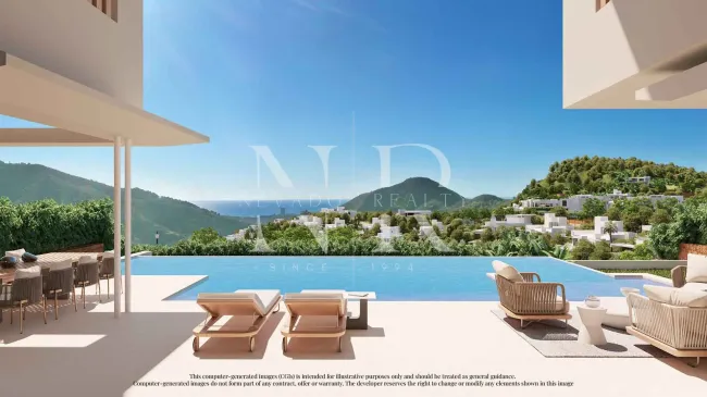 The Gallery by Minotti Marbella, Villas with panoramic sea views for sale