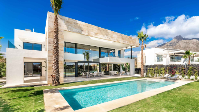 Villas en Nagueles Marbella a estrenar en venta